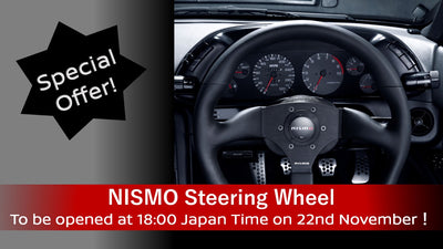 Steer your SKYLINE GT-R with NISMO!  NISMO Steering Wheel
