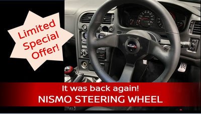 Here comes the NISMO STEERING WHEEL again!