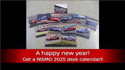 Get a NISMO 2025 desk calendar!